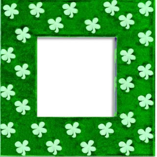 Heidi Grace - st. paddys acrylic frame  (sold in 3's)